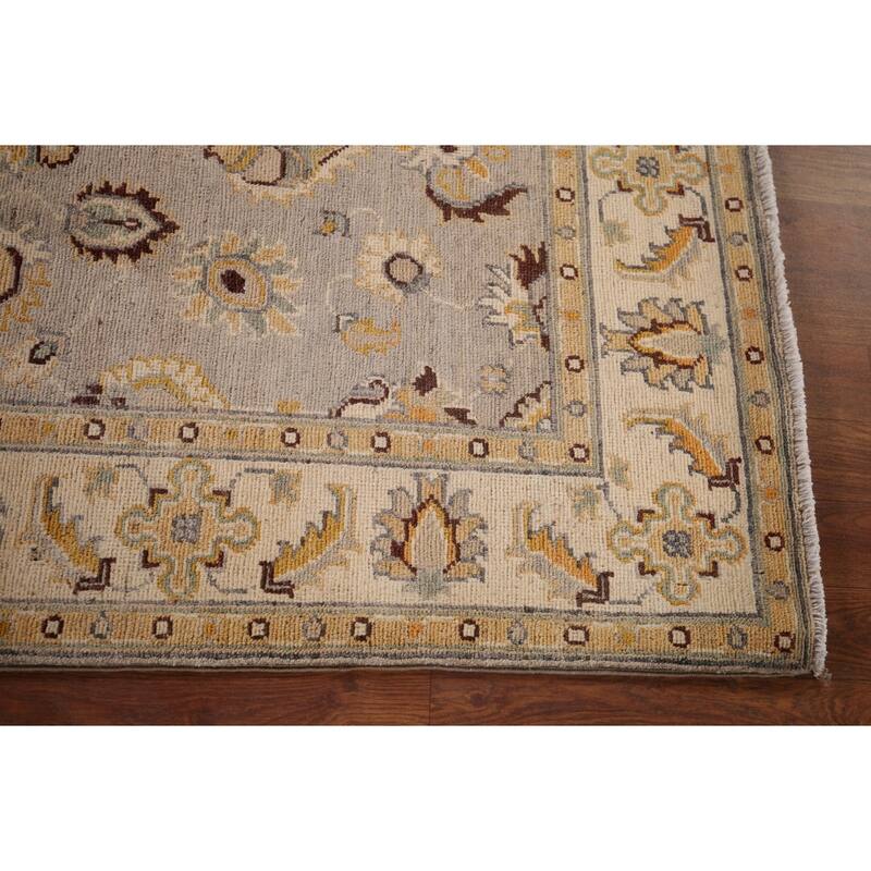 Oushak Oriental Accent Rug Handmade Wool Carpet - 3'4" x 5'1"