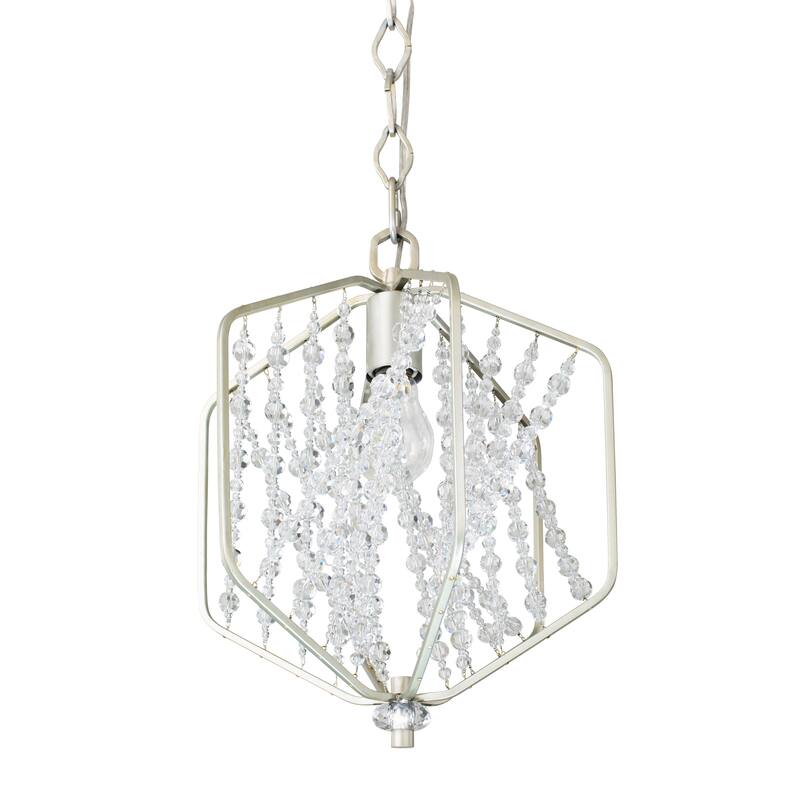 Varaluz Chelsea 1- light Mini Pendant - Silverado