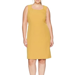 kasper yellow dress