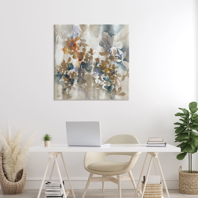 Stupell Solemn Neutral Botanicals Canvas Wall Art Design By K. Nari