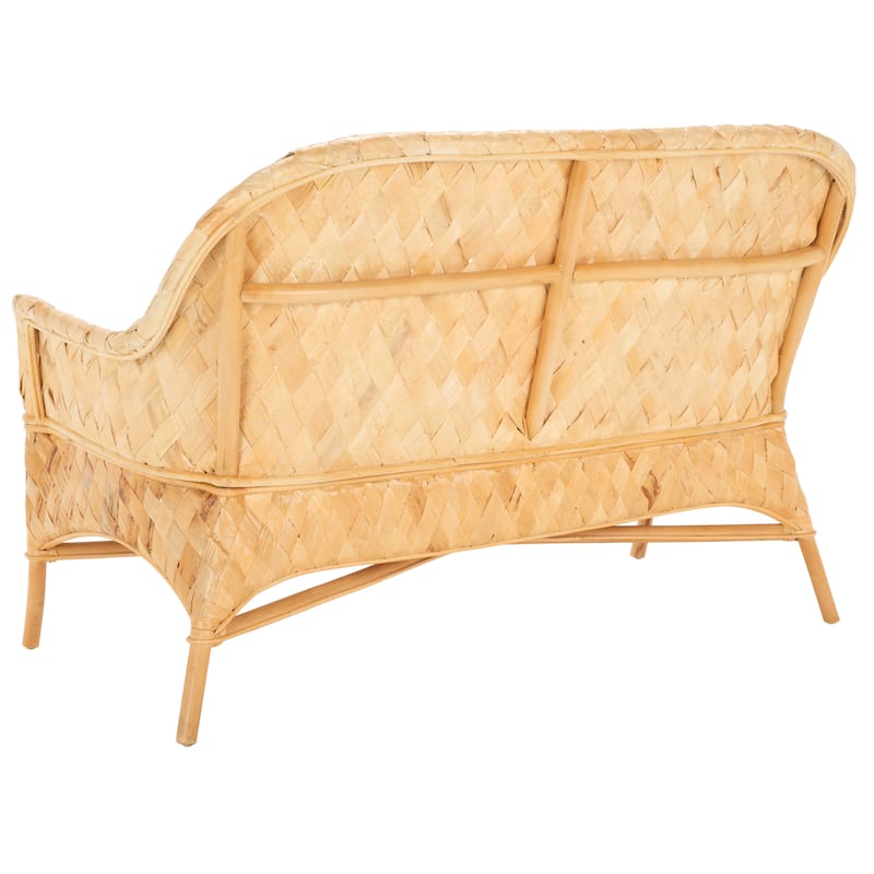 SAFAVIEH Marfisa Woven Sofa Bench - 52" W x 24" D x 33" H - 52Wx24Dx33H