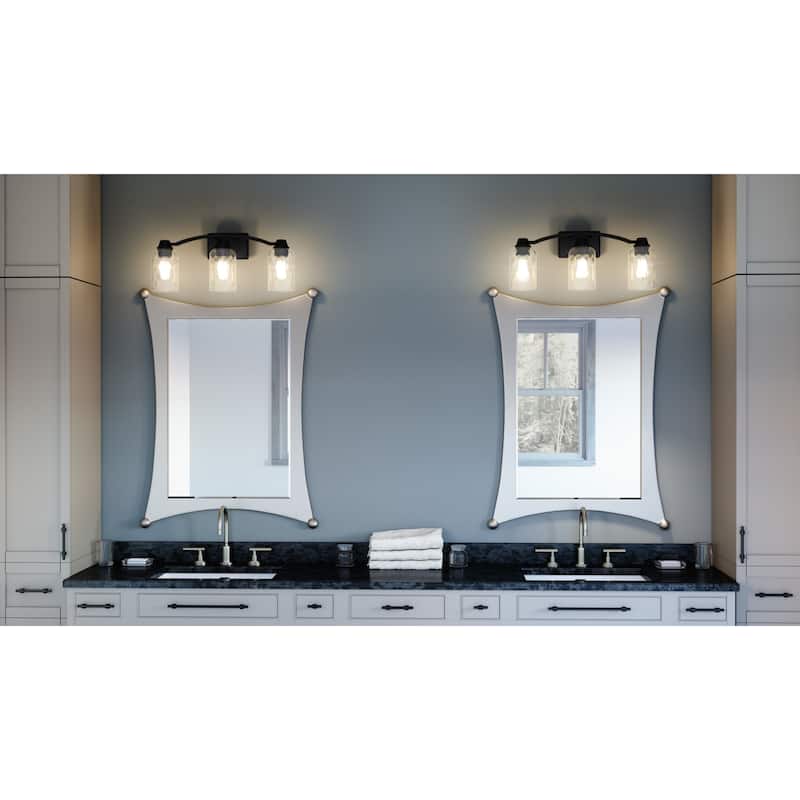 Bellevue QZBF20221 Fleurette 3 Light 22" Wide Vanity Light