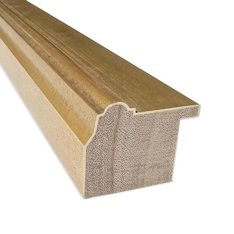 Owen Gold Wood Framed Cork Board - Bulletin Board, Organization Board, Pin Board