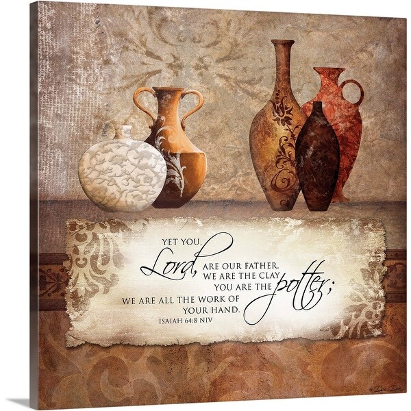 "You Are the Potter" Canvas Wall Art
