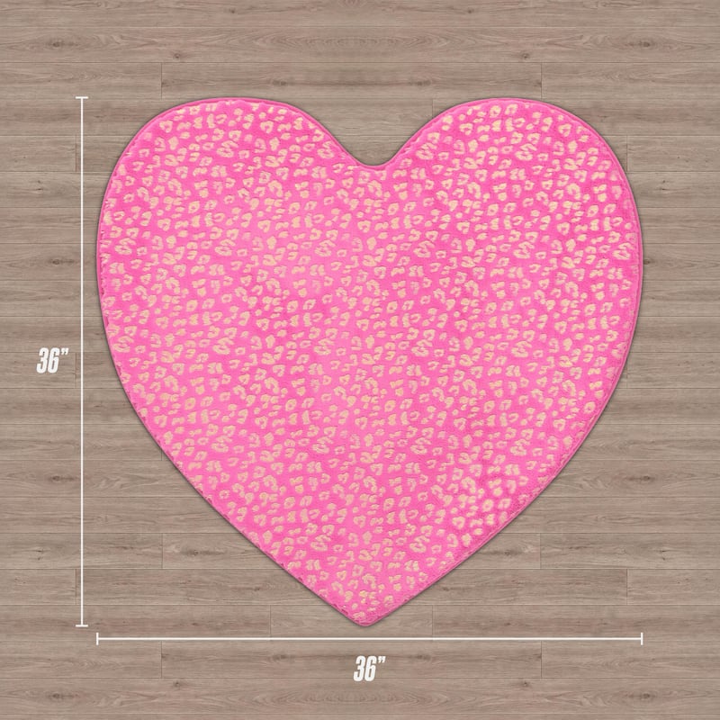 Juicy Couture Metallic Leopard Plush Rugs