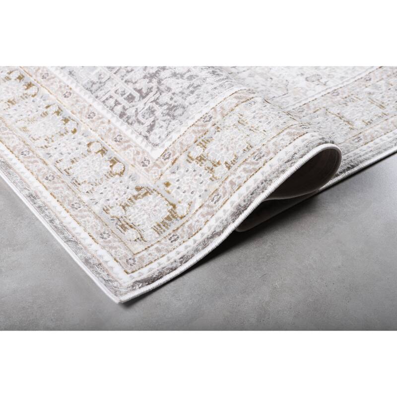 Viana Collection Modern Abstract Area Rug