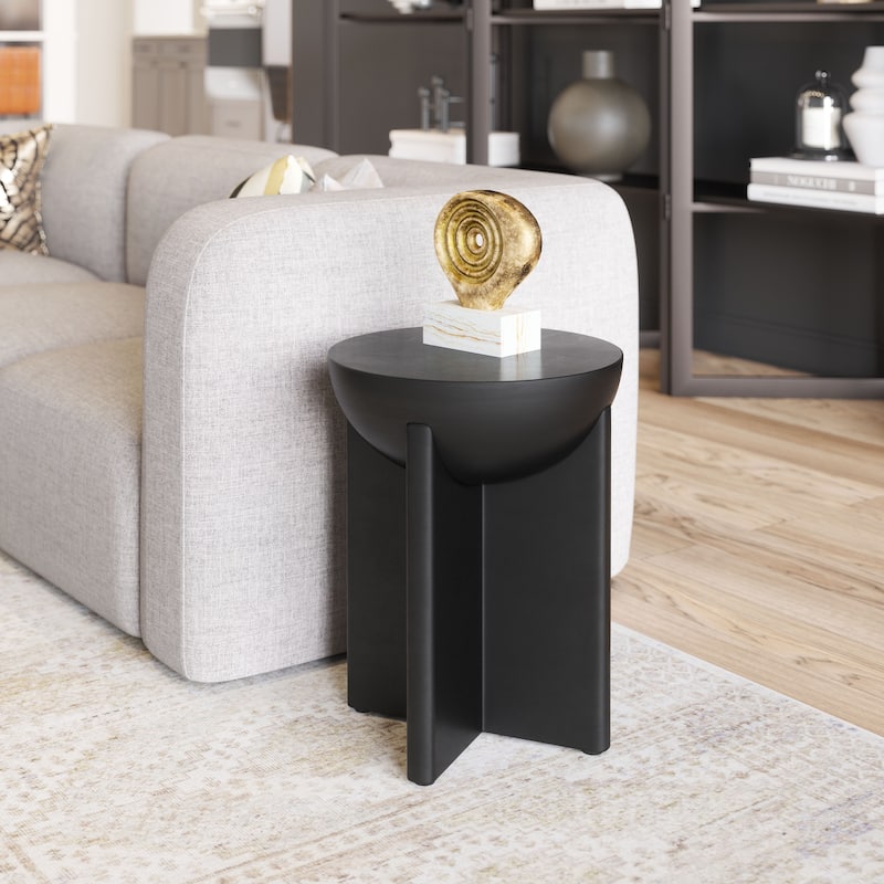 Tume Side Table Black - Black