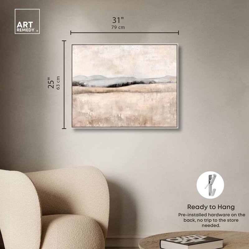 Distant Hills I Canvas by Art Remedy