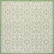 preview thumbnail 111 of 161, JONATHAN Y Ourika Vintage Filigree Textured Weave Indoor/Outdoor Area Rug 5' Square - Cream/Green