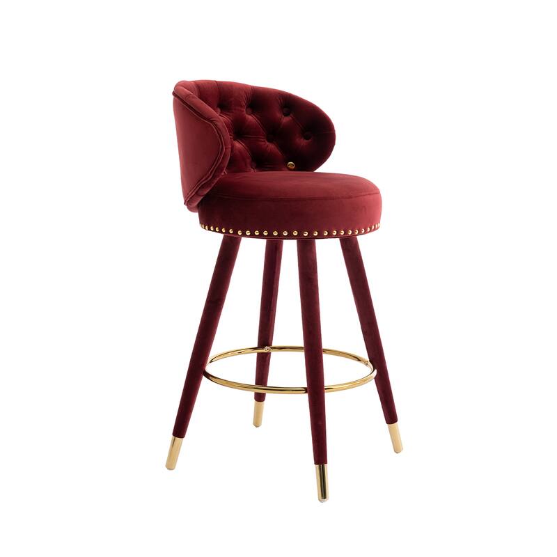 Counter Height Bar Stools with a fixed height of 360 degrees Set of 2