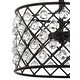 preview thumbnail 5 of 6, Yvette 14.5" Crystal/Metal LED Semi-Flush Mount, Oil Rubbed Bronze by JONATHAN Y