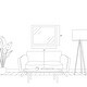 preview thumbnail 26 of 46, Meade Silver Framed Wall Mirror