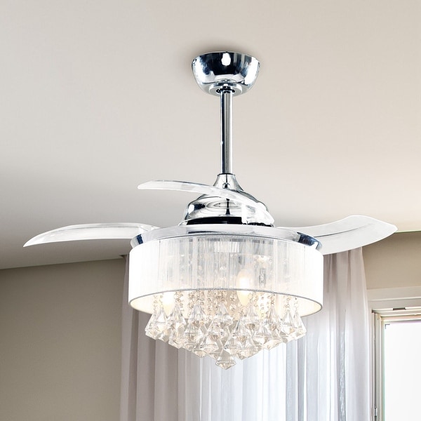 Shop Modern Chrome 3-Blades Ceiling Fans 3-Light ...