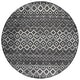 preview thumbnail 121 of 150, SAFAVIEH Amsterdam Bridget Moroccan Boho Rug 8' Round - Dark Grey/Light Grey