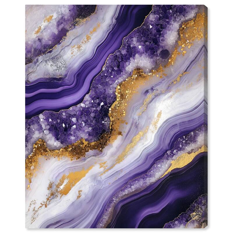 Gemstone Labyrinth I Canvas by Art Remedy, Gallery Wrapped - 20" x 24"