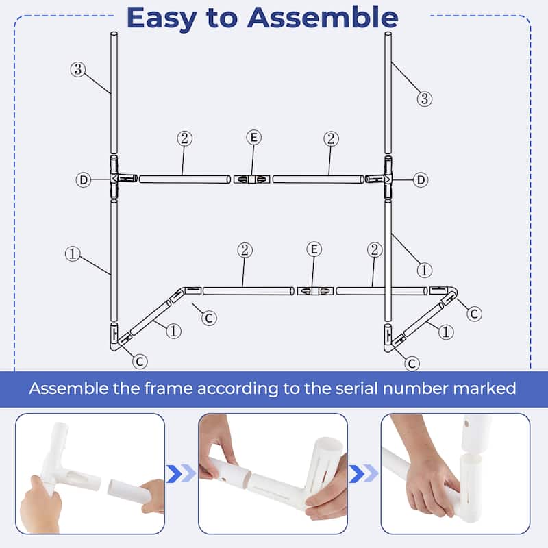 Gymax 2 in 1 Football Training Equipment w/ 4 Ground Stakes 18 Bungee