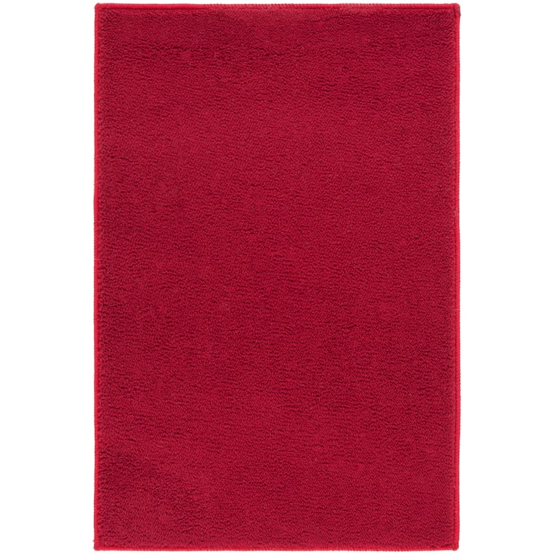 SAFAVIEH Loft Cassie Contemporary Machine Washable Rug - 3' x 5' - Red - Rectangle