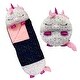 preview thumbnail 2 of 4, Happy Nappers: Pillow & Sleepy Sack Large - Shimmer Unicorn -7+