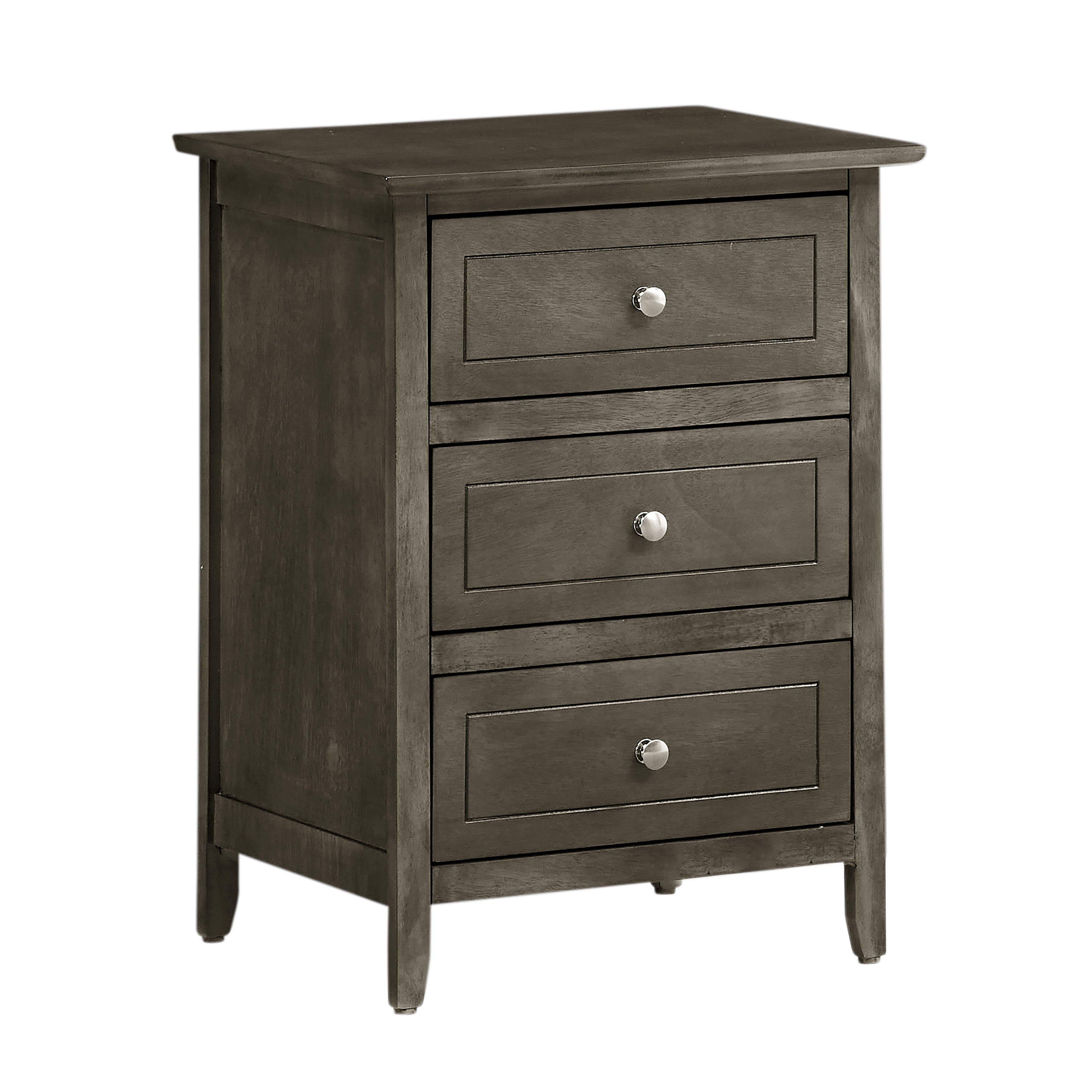 Corbeil 3 - Drawer Nightstand Glory Furniture Color: White