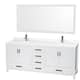 Option White, Chrome Trim, Giotto Quartz Top