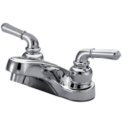 Kingston Brass Magellan 2.2 GPM Centerset Bathroom Faucet with Metal