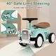 preview thumbnail 25 of 25, Kids Sit to Stand Vehicle with Working Steering Wheel and Under Seat Storage - 23" x 10.5" x 13.5" (L x W x H)