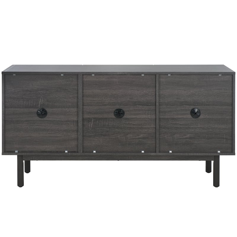 SAFAVIEH Home Aino 3 Door Sideboard/Media Stand - 54Wx19Dx30H