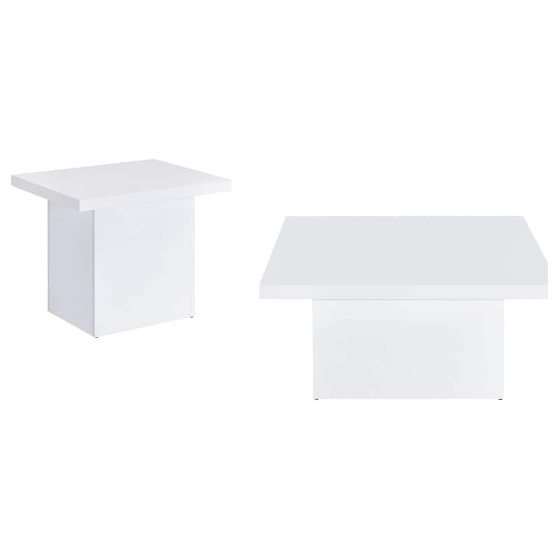 Devar Square Coffee And End Table Set