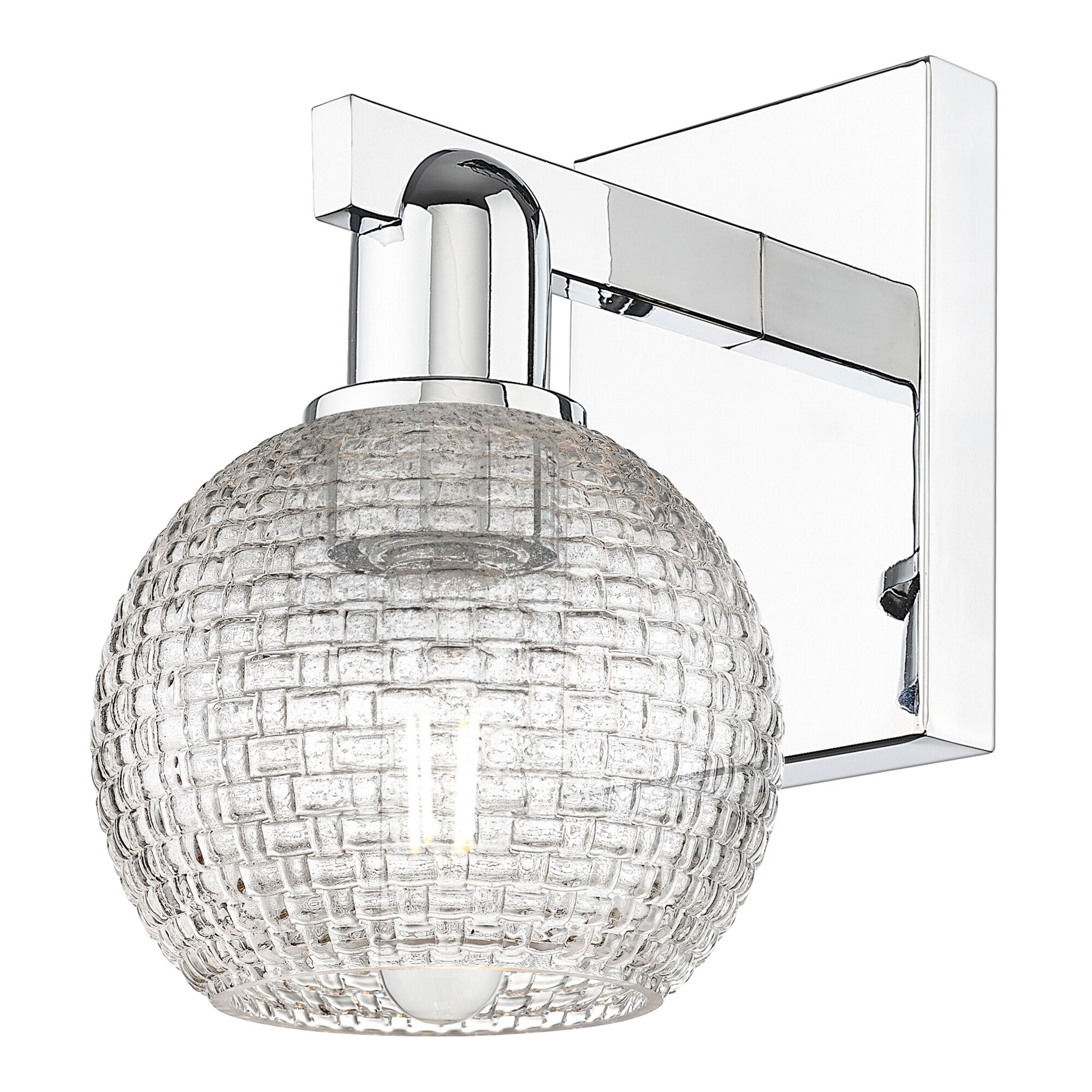 Innovations Lighting Endless Possibilities Arcadia - Athens - 1 Light 6" Basketweave Sconce