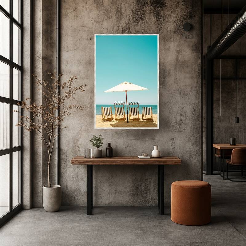 Best Spots by the Ocean by Elena Chukhlebova Framed Canvas Wall Art Print