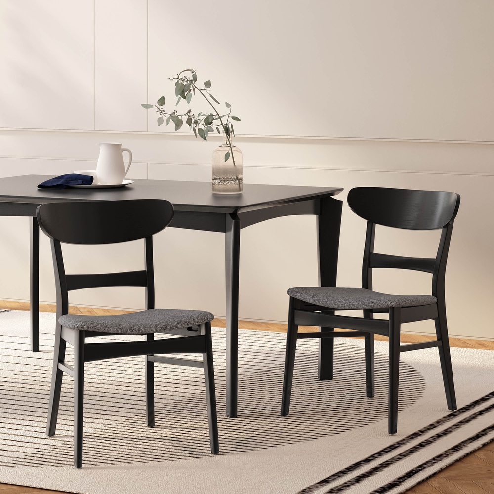 Burris black best sale dining chair