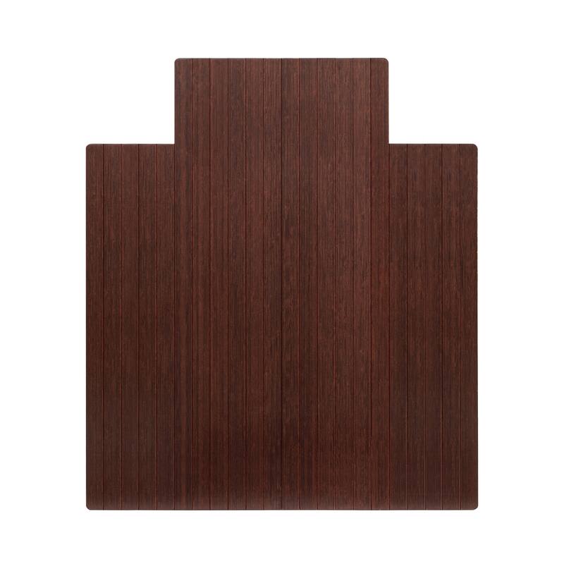 Eco Bamboo Standard Cherry Chair Mat with lip (44 x 52)