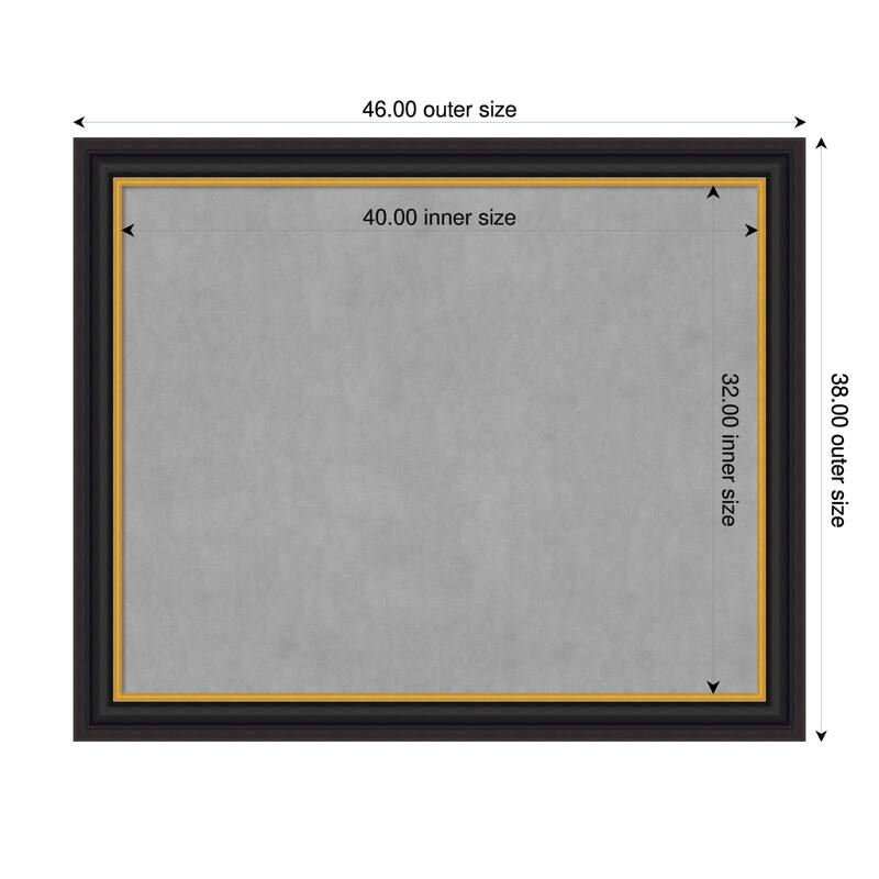 Amanti Art Sierra Black Brown Framed - 46 x 38 in - Sierra Black Brown