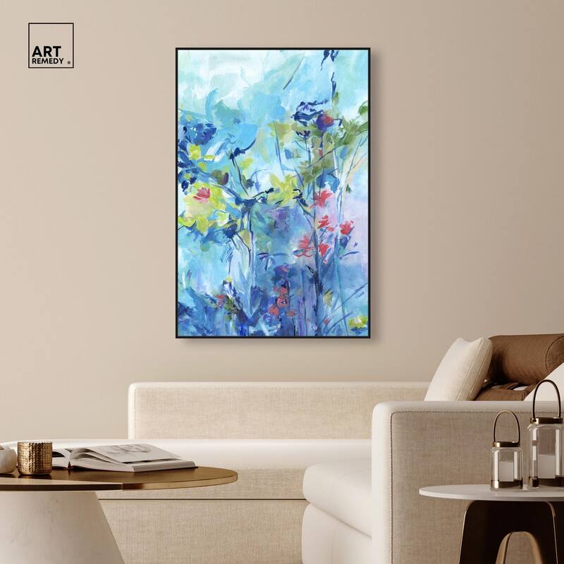 Heavenly Blue II Canvas by Art Remedy