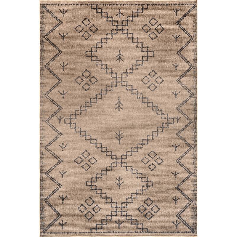 Erica Easy Jute Machine Washable Area Rug
