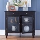 preview thumbnail 9 of 22, Copper Grove Rawdon Glass Front Buffet/Sideboard