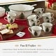 preview thumbnail 2 of 5, Spode Christmas Tree 10 Piece Punch Bowl Set - 11" D