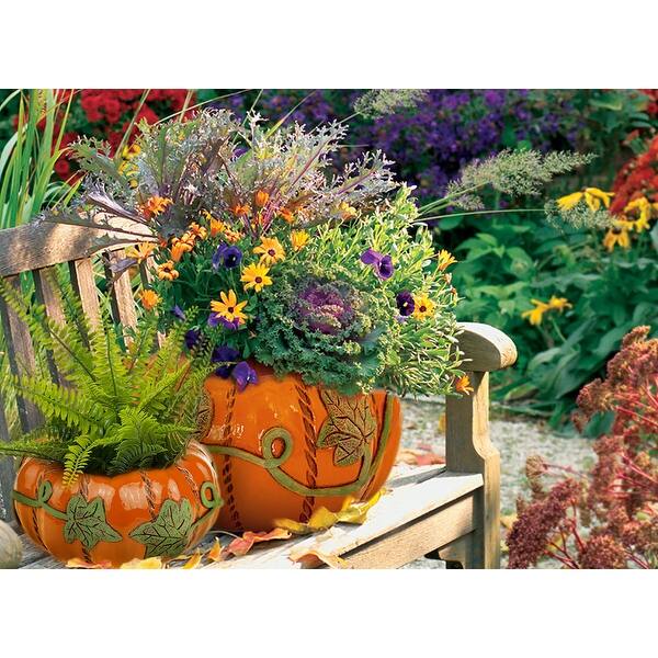 Golden Ceramics Handmade Flower Pot Planter - Pumpkin 6.7" - Bed Bath &  Beyond - 36191157