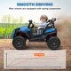 preview thumbnail 23 of 28, Qaba 24V Dual Motor Kids Ride-On Car, 2 Seater, Parental Remote, 3 Speed, LED Lights, White