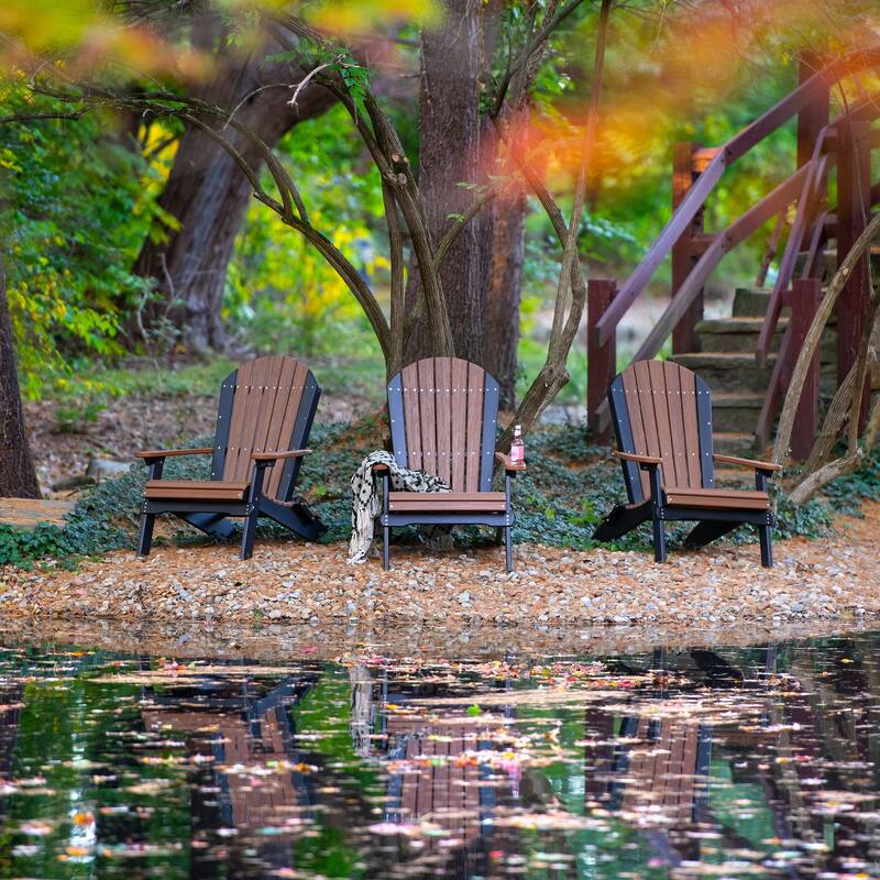 Poly Lumber Folding Adirondack Chair