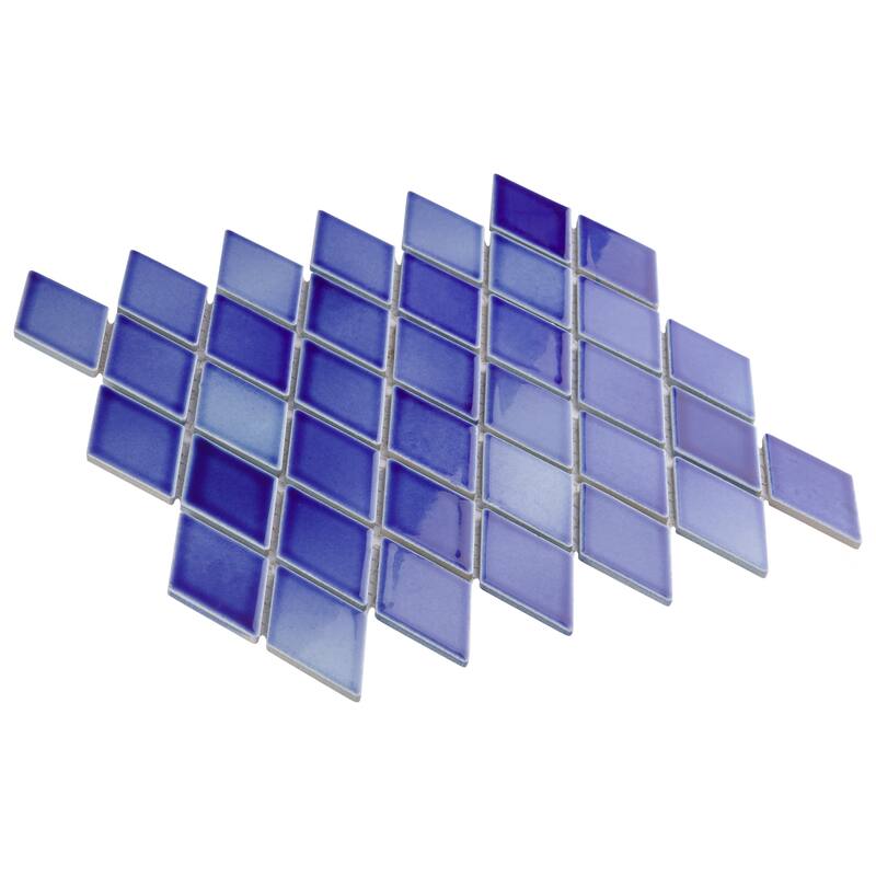 Merola Tile Hudson Kite Niagara 10-1/4" x 11-3/4" Porcelain Floor and Wall Mosaic Tile