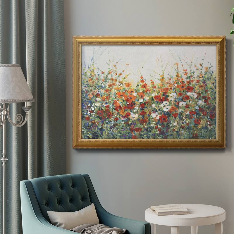 Garden in Bloom I Premium Framed Canvas- Ready to Hang