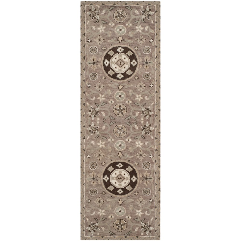 SAFAVIEH Handmade Bella Jakoba Modern Floral Wool Rug