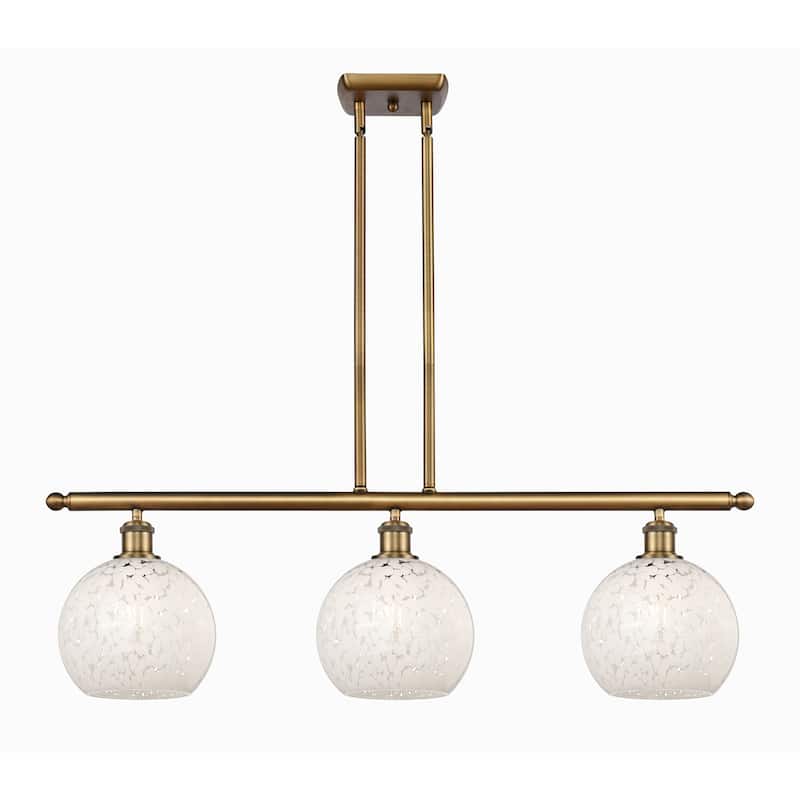 Innovations Lighting 516-3I-11-36-White Mouchette-Indoor Pendant Large
