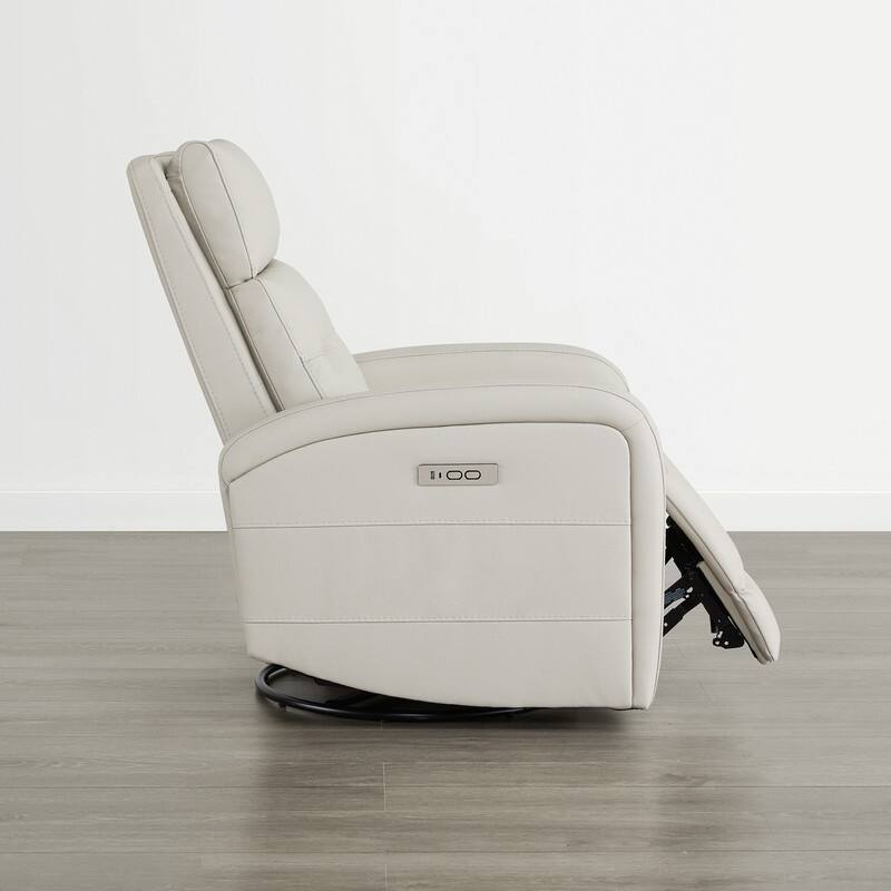 Spruce & Spring Cheryl Power Glider Swivel Rocker Recliner Chair Nursery Recliner