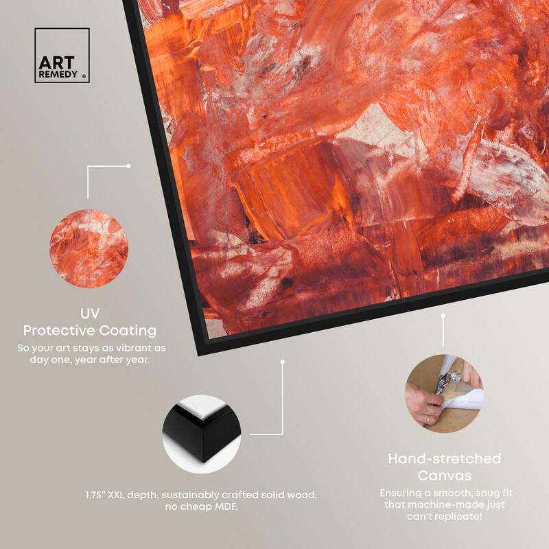 Shades of Red II Canvas by Art Remedy