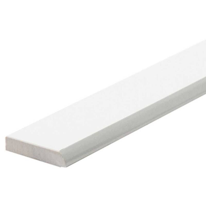 The Tile Life Penthouse 2x24 White Porcelain Bullnose Wall Tile - 2 x 24 - 1 Piece