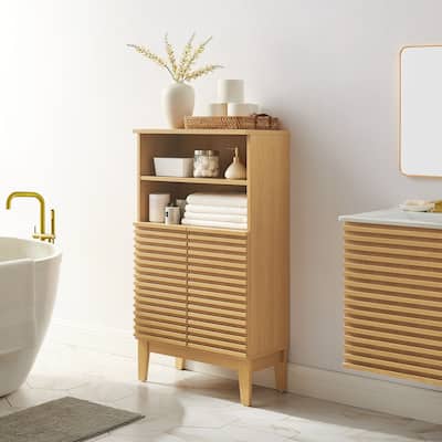 Render Freestanding Bathroom Storage Cabinet