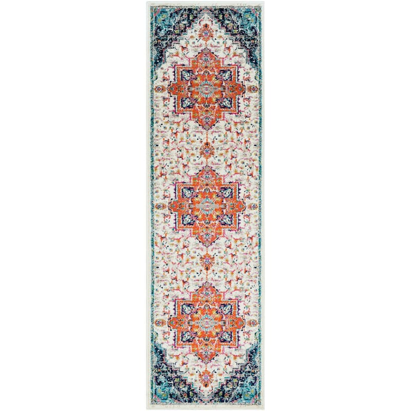 Livabliss Padma Traditional Teal Area Rug