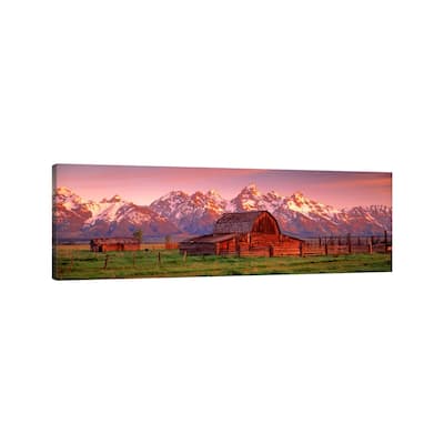 iCanvas "Barn Grand Teton National Park WY USA" by Panoramic Images Canvas Print